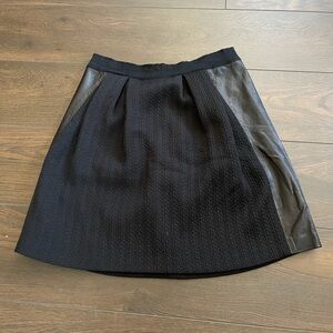 Rebecca Taylor black mini skirt